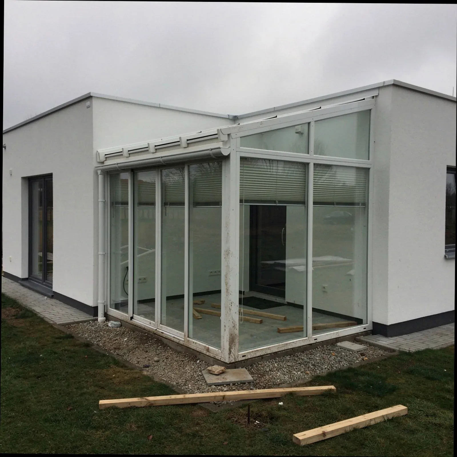 Kaltwintergarten-Anbau an einem Haus in Paderborn als Beispiel